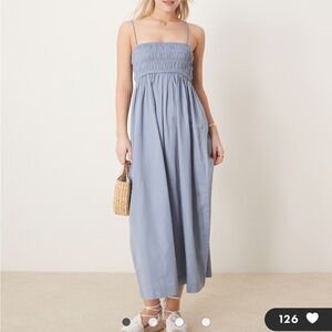 ASOS Light Blue Midi Dress